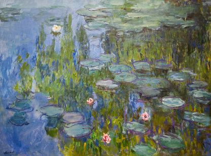 Water Lilies by Claude Monet, 1915, oil on canvas