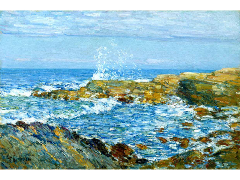 Isles of Shoals, 1906, by Childe Hassam, 1906, oil on canvas, Florence Griswold Museum, Old Lyme, CT