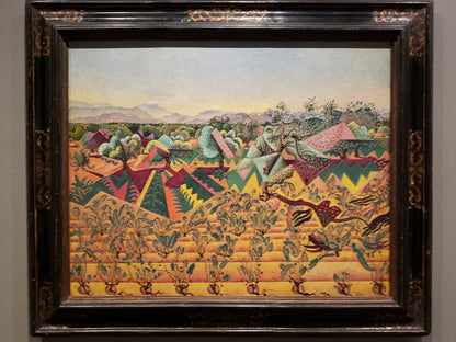 Vines and Olive Trees, Tarragona, 1919 by Joan Miró, oil on canvas, Met Museum, New York, NY