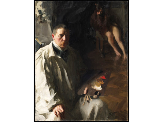 Self-Portrait, 1896, by Anders Zorn, oil on canvas, Nationalmuseum, Stockholm, Sweden