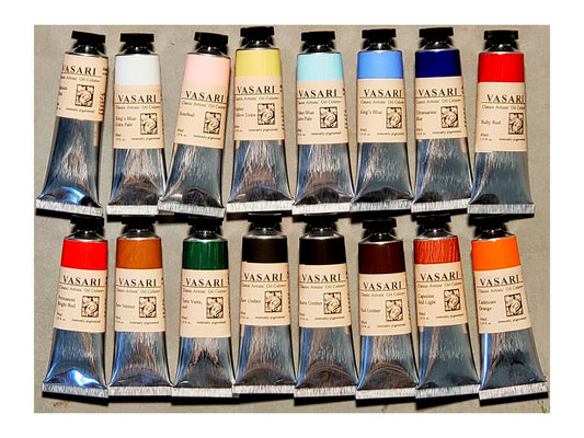 The new Shana Levenson Principal Palette Set of 16 colors in 40ml size tubes