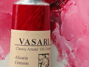 Alizarin Crimson Colour Mixing - Vasari Classic Oil Colour 